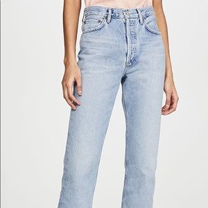 AGOLDE Lana Mid Rise Vintage Straight Jeans